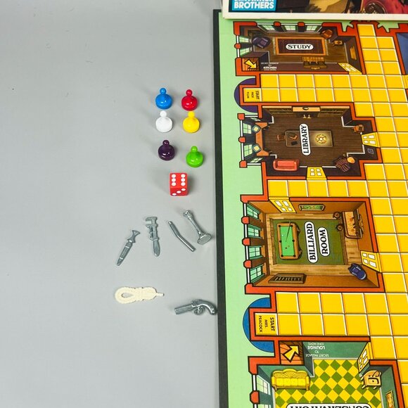 Vintage 1986 Clue by Parker Brothers Classic Detective Board Game Complete - Picture 2 of 6